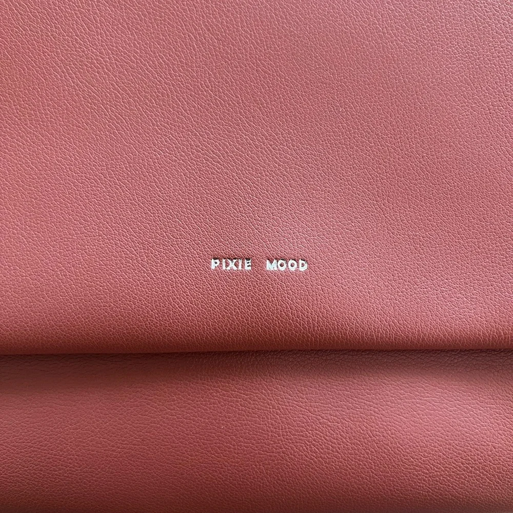 Pixie Mood Vegan Leather Backpack Crossbody Terracotta Pink Convertible